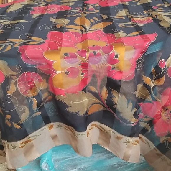 FREE with Reg Purchase Floral Scarf - Picture 2 of 2